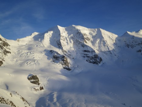 Blick von der Diavoleza zum Piz Palü