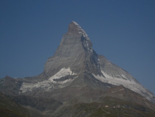 Das Matterhorn von Zermatt aus